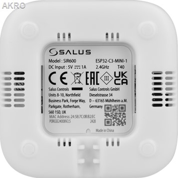 Salus IR AC SIR600 Inteligentny kontroler kc166
